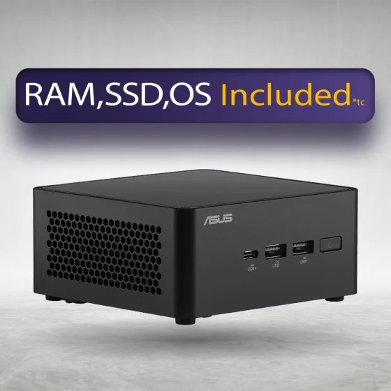 ASUS NUC 14 Pro NUC14RVHI3 Core 3 100U 16GB 2TB Win11
