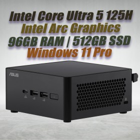 ASUS NUC 14 Pro NUC14RVHU5 Core Ultra 5 125H 96GB 512GB Win11 ASUS NUC 14 Pro NUC14RVHU5 Core Ultra 5 125H 96GB 512GB Win11