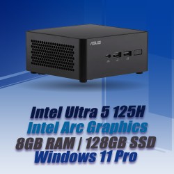 ASUS NUC 14 Pro NUC14RVHU5 Core Ultra 5 125H 8GB 128GB Win11 ASUS NUC 14 Pro NUC14RVHU5 Core Ultra 5 125H 8GB 128GB Win11