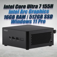 ASUS NUC 14 Pro NUC14RVHU7 Core Ultra 7 155H 16GB 512GB