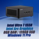 ASUS NUC 14 Pro NUC14RVHU7 Core Ultra 7 155H 8GB 128GB Win11 ASUS NUC 14 Pro NUC14RVHU7 Core Ultra 7 155H 8GB 128GB Win11