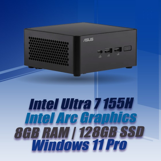 ASUS NUC 14 Pro NUC14RVHU7 Core Ultra 7 155H 8GB 128GB Win11 ASUS NUC 14 Pro NUC14RVHU7 Core Ultra 7 155H 8GB 128GB Win11