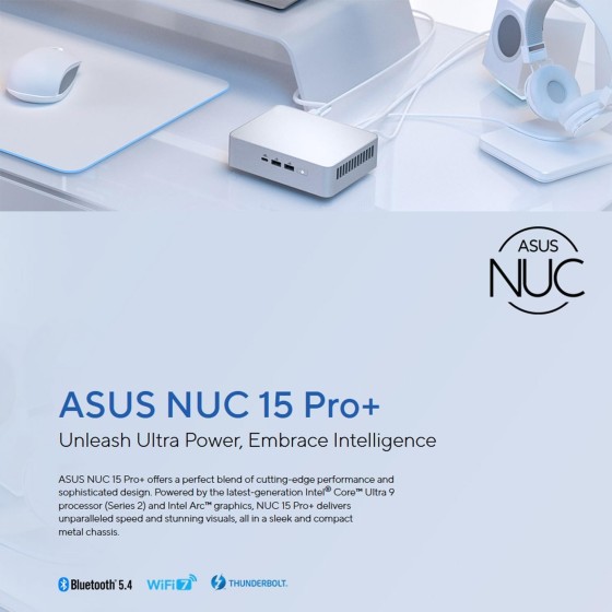 ASUS NUC 15 Pro Plus NUC15CRSU9 Core Ultra 9 285H 64GB 2TB Win11