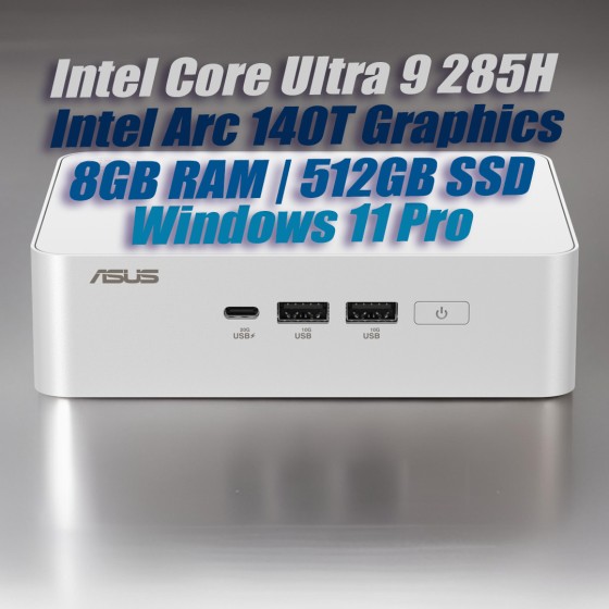 ASUS NUC 15 Pro Plus NUC15CRSU9 Core Ultra 9 285H 8GB 500GB Win11
