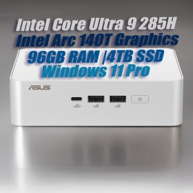 ASUS NUC 15 Pro Plus NUC15CRSU9 Core Ultra 9 285H 96GB 4TB Win11 Mini PC
