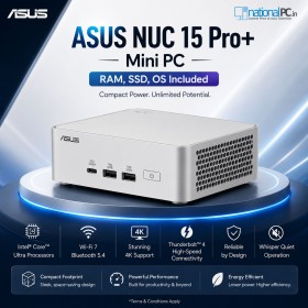ASUS NUC 15 Pro Plus NUC15CRSU9 Core Ultra 9 285H 128GB 500GB Win11 Mini PC