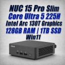 ASUS NUC 15 Pro Slim NUC15CRKU5 Core Ultra 5 225H 128GB 1TB Win11 Mini PC