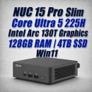 ASUS NUC 15 Pro Slim NUC15CRKU5 Core Ultra 5 225H 128GB 4TB Win11 Mini PC