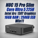 ASUS NUC 15 Pro Slim NUC15CRKU5 Mini PC ASUS NUC 15 Pro Slim NUC15CRKU5 Core Ultra 5 225H 16GB 250GB Win11 Mini PC