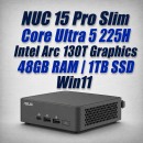 ASUS NUC 15 Pro Slim NUC15CRKU5 Mini PC ASUS NUC 15 Pro Slim NUC15CRKU5 Core Ultra 5 225H 48GB 1TB Win11 Mini PC