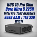 ASUS NUC 15 Pro Slim NUC15CRKU5 Mini PC ASUS NUC 15 Pro Slim NUC15CRKU5 Core Ultra 5 225H 96GB 1TB Win11 Mini PC