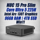 ASUS NUC 15 Pro Slim NUC15CRKU5 Mini PC ASUS NUC 15 Pro Slim NUC15CRKU5 Core Ultra 5 225H 96GB 4TB Win11 Mini PC
