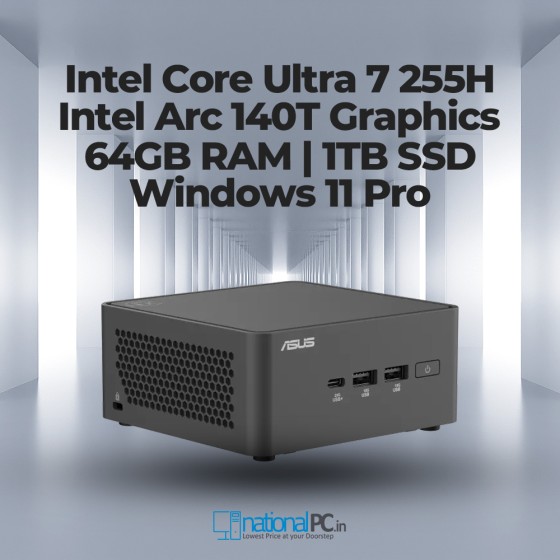 ASUS NUC 15 Pro NUC15CRHU7 Core Ultra 7 255H 64GB 1TB Win11