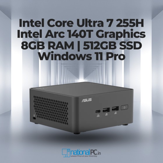 ASUS NUC 15 Pro NUC15CRHU7 Core Ultra 7 255H 8GB 500GB Win11