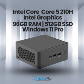 ASUS NUC 15 Pro NUC15CRHC5 Core 5 210H 96GB 500GB Win11 ASUS NUC 15 Pro NUC15CRHC5 Core 5 210H 96GB 500GB Win11