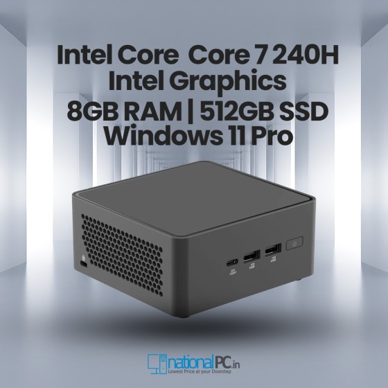 ASUS NUC 15 Pro NUC15CRHC7 Core 7 240H 8GB 500GB Win11 ASUS NUC 15 Pro NUC15CRHC7 Core 7 240H 8GB 500GB Win11