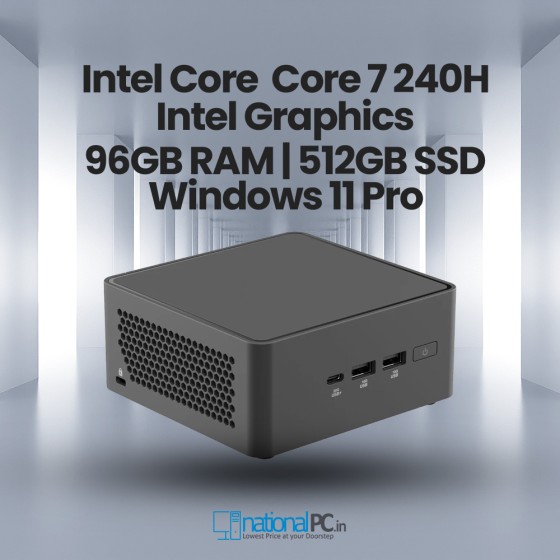 ASUS NUC 15 Pro NUC15CRHC7 Core 7 240H 96GB 500GB Win11 ASUS NUC 15 Pro NUC15CRHC7 Core 7 240H 96GB 500GB Win11