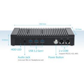 ASUS Ultraslim PL64 Barebone Mini PC Core i5 1235U