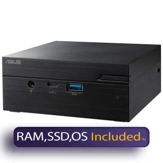 MiniPC(Celeron2GHz/16GB/500GB/Win11)管010 ASUS Mini PC PN41 Celeron N4500 16GB RAM 500GB SSD Win 10