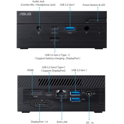 ASUS Mini PC PN50 Barebone with Ryzen 5 4500U 6 Core Processor ASUS Mini PC PN50 Barebone with Ryzen 5 4500U 6 Core Processor