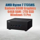 ASUS ExpertCenter Mini PC PN53 Ryzen 7 7735HS 64GB 2TB OS ASUS ExpertCenter Mini PC PN53 Ryzen 7 7735HS 64GB 2TB OS