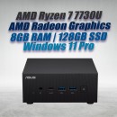 ASUS ExpertCenter Mini PC PN53 Ryzen 7 7730U 8GB 128GB OS