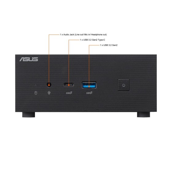 ASUS Mini PC PN63-S1 with 11th Gen Core i3 1115G4 processors with  32GB DDR4 RAM,512GB M.2 NVMe with Windows 10 Professional operating system and supports up to 64 GB DDR4 RAM, PCIe® Gen 4 x4 M.2 NVMe® SSD, Intel® 2.5 Gb LAN, WiFi 6E