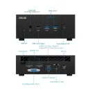 ASUS ExpertCenter Ultra-compact mini PC PN64 with Intel 12th Gen Core i3 1220P Processor (10 Cores 12 Threads 4.40GHz 12MB Cache Intel UHD Graphics), 16GB DDR5 RAM, 1TB M.2 SSD, 2.5 GbE LAN, WiFi 6, Bluetooth 5.0 and Windows 11