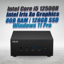 ASUS Mini PC PN64 i5 12500H 8GB DDR5 RAM 128GB SSD Win 11