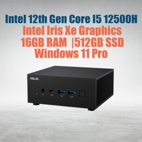 ASUS Mini PC PN64 i5 12500H 16GB DDR5 RAM 512GB SSD Win 11