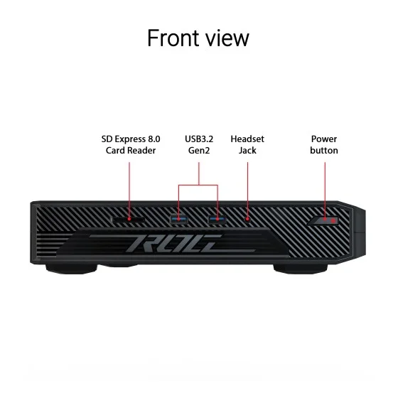 ASUS ROG NUC RNUC14SRKU7168A0I Core Ultra 7 155H RTX 4060 96GB 512GB Win11 ASUS ROG NUC RNUC14SRKU7168A0I Mini PC with Intel 14th Gen Core Ultra 7 155H Processor (16 Cores 22 Threads 4.8GHz 24MB Cache Intel Arc Graphics) and RTX 4060, 96GB DDR5 RAM, 512GB M.2 SSD, 2.5GbE LAN, Wi-Fi 6E, Bluetooth 5.3, Thunderbolt 4 port and Windo