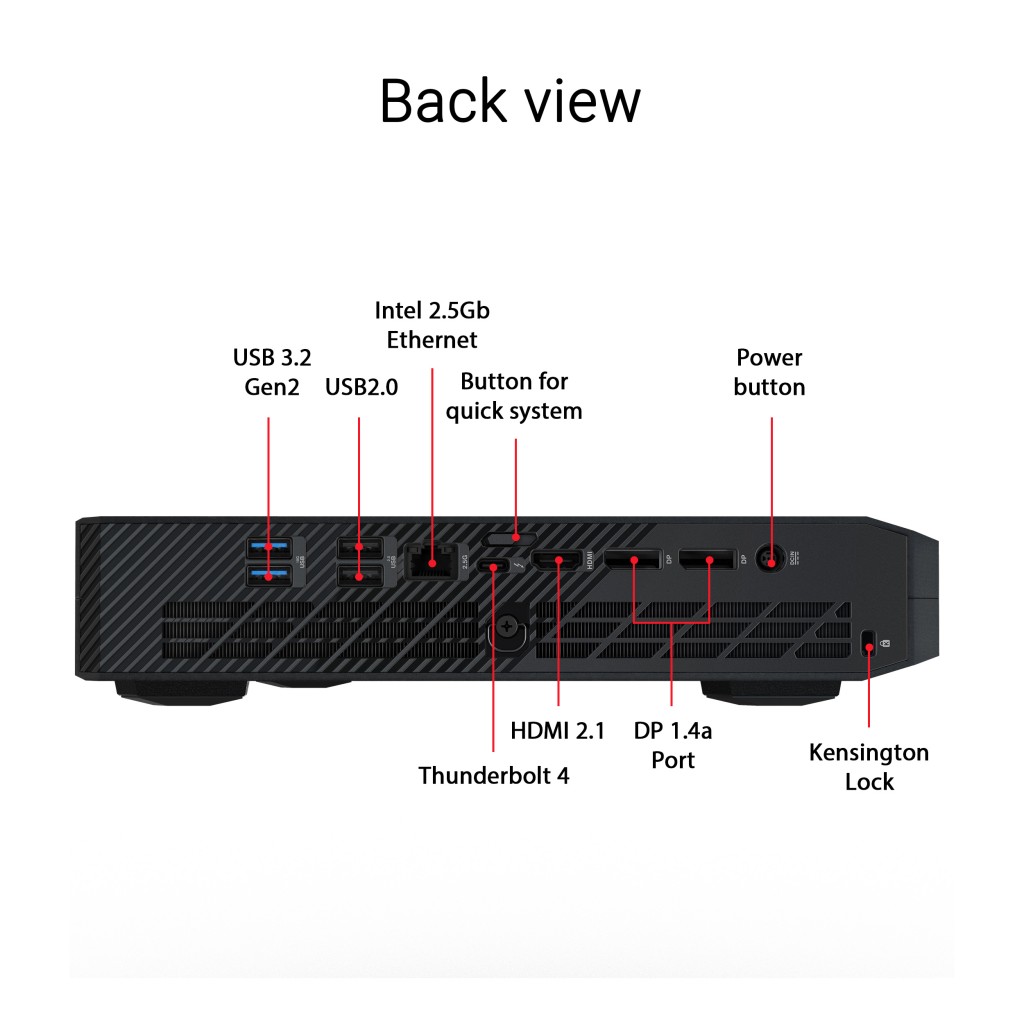 ASUS ROG NUC RNUC14SRKU7168A0I Core Ultra 7 155H RTX 4060 16GB 512GB Win11