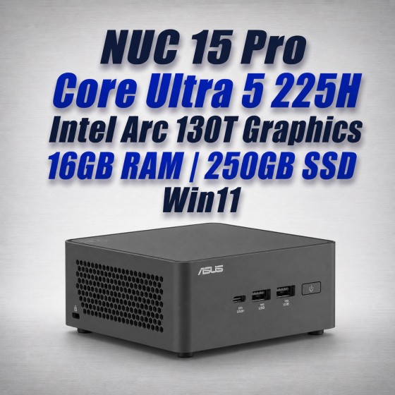 ASUS NUC 15 Pro NUC15CRHU5 Core Ultra 5 225H 16GB 250GB Win11 Mini PC asus nuc 15 pro nuc15crhu5 core ultra 5 225h 16gb 250gb win11 mini pc