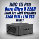 asus nuc 15 pro nuc15crhu5 core ultra 5 225h 32gb 1tb win11 mini pc