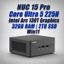 asus nuc 15 pro nuc15crhu5 core ultra 5 225h 32gb 2tb win11 mini pc