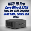 ASUS NUC 15 Pro NUC15CRHU5 Core Ultra 5 225H 64GB 500GB Win11 Mini PC asus nuc 15 pro nuc15crhu5 core ultra 5 225h 64gb 500gb win11 mini pc
