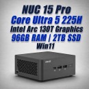 asus nuc 15 pro nuc15crhu5 core ultra 5 225h 96gb 2tb win11 mini pc