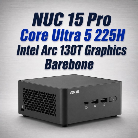 asus nuc 15 pro nuc15crhu5 core ultra 5 225h barebone mini pc