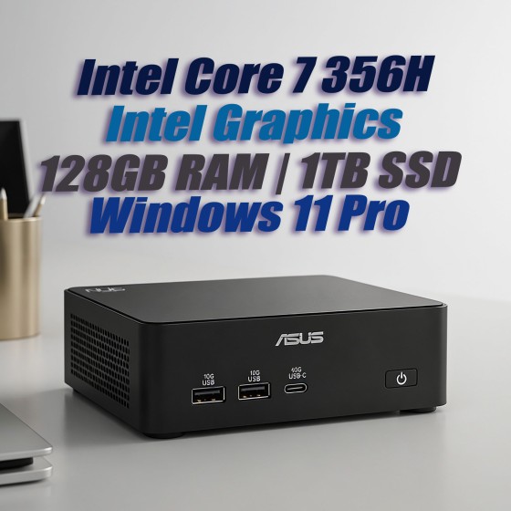ASUS NUC 16 Pro NUC16GDKU7 Core Ultra 7 356H Mini PC ASUS NUC 16 Pro NUC16GDKU7 Core Ultra 7 356H 128GB 1TB Win11 Mini PC