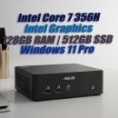 ASUS NUC 16 Pro NUC16GDKU7 Core Ultra 7 356H 128GB 500GB Win11 Mini PC