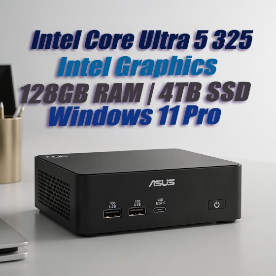 ASUS NUC 16 Pro NUC16GDKU5 Core Ultra 5 325 Mini PC ASUS NUC 16 Pro NUC16GDKU5 Core Ultra 5 325 128GB 4TB Win11 Mini PC