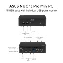 ASUS NUC 16 Pro NUC16GDKU5 Core Ultra 5 325 Mini PC ASUS NUC 16 Pro NUC16GDKU5 Core Ultra 5 325 Barebone Mini PC