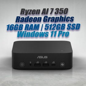 ASUS ExpertCenter Mini PC PN54 Ryzen AI 7 350 16GB 512GB OS ASUS ExpertCenter Mini PC PN54 Ryzen AI 7 350 16GB 512GB OS