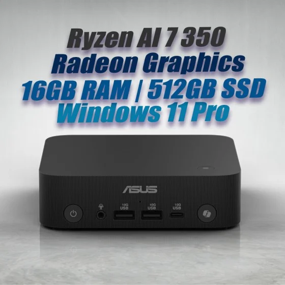 ASUS ExpertCenter Mini PC PN54 Ryzen AI 7 350 16GB 512GB OS ASUS ExpertCenter Mini PC PN54 Ryzen AI 7 350 16GB 512GB OS