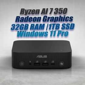 ASUS ExpertCenter Mini PC PN54 Ryzen AI 7 350 32GB 1TB OS ASUS ExpertCenter Mini PC PN54 Ryzen AI 7 350 32GB 1TB OS
