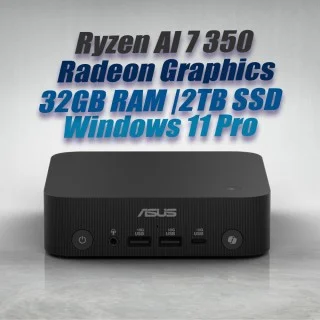 ASUS ExpertCenter Mini PC PN54 Ryzen AI 7 350 32GB 2TB OS