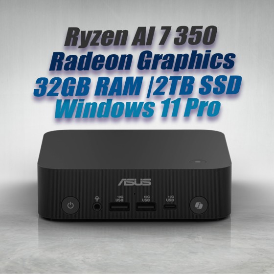 ASUS ExpertCenter Mini PC PN54 Ryzen AI 7 350 32GB 2TB OS ASUS ExpertCenter Mini PC PN54 Ryzen AI 7 350 32GB 2TB OS