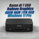 ASUS ExpertCenter Mini PC PN54 Ryzen AI 7 350 48GB 1TB OS ASUS ExpertCenter Mini PC PN54 Ryzen AI 7 350 48GB 1TB OS