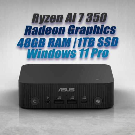 ASUS ExpertCenter Mini PC PN54 Ryzen AI 7 350 48GB 1TB OS ASUS ExpertCenter Mini PC PN54 Ryzen AI 7 350 48GB 1TB OS
