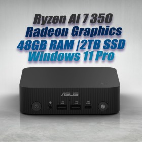 ASUS ExpertCenter Mini PC PN54 Ryzen AI 7 350 48GB 2TB OS ASUS ExpertCenter Mini PC PN54 Ryzen AI 7 350 48GB 2TB OS